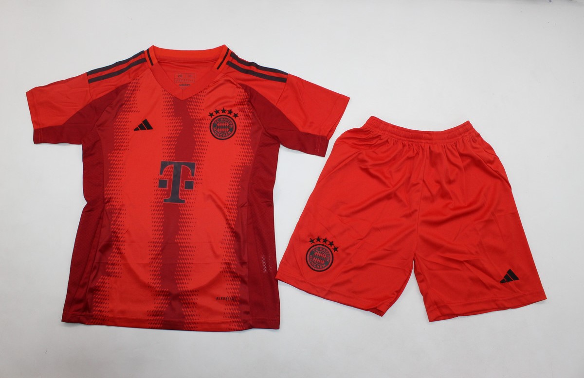 Kids-Bayern Munich 24/25 Home Soccer Jersey